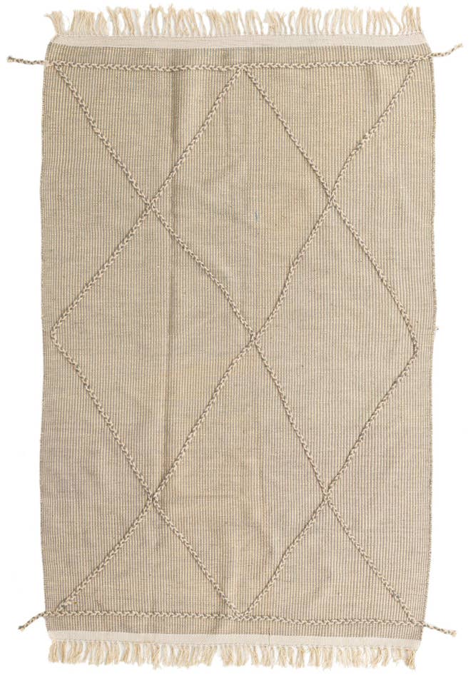 Detail image of 5' 4 x 8' 5 Hand Knotted Moroccan Wool Rug