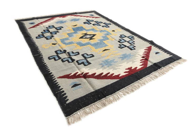 Detail image of 7' 7 x 10' 1 Hand Knotted Moroccan Wool Rug