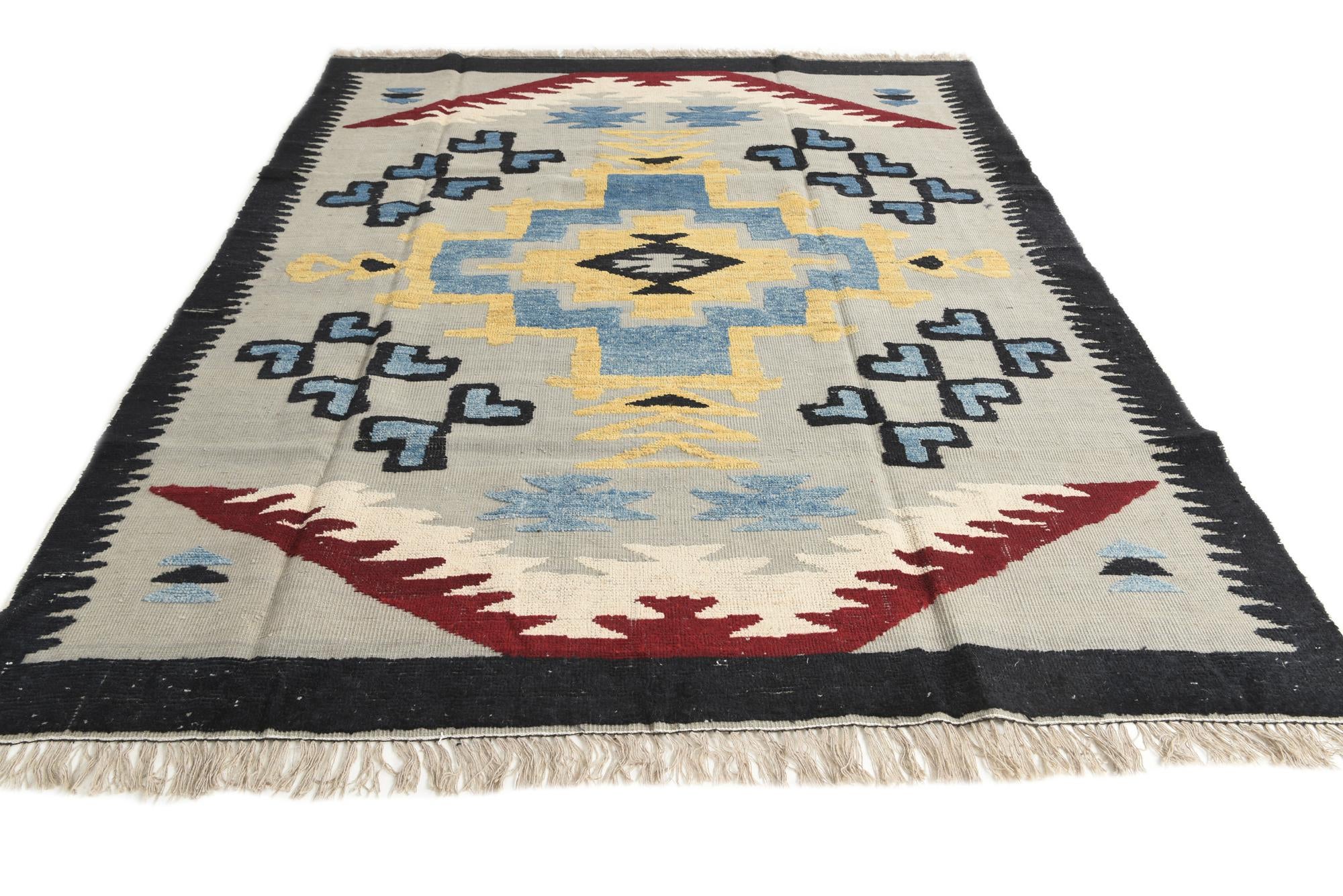 7' 7 x 10' 1 Hand Knotted Moroccan Wool Rug