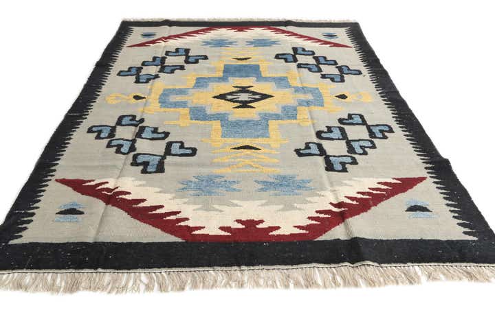 7' 7 x 10' 1 Hand Knotted Moroccan Wool Rug