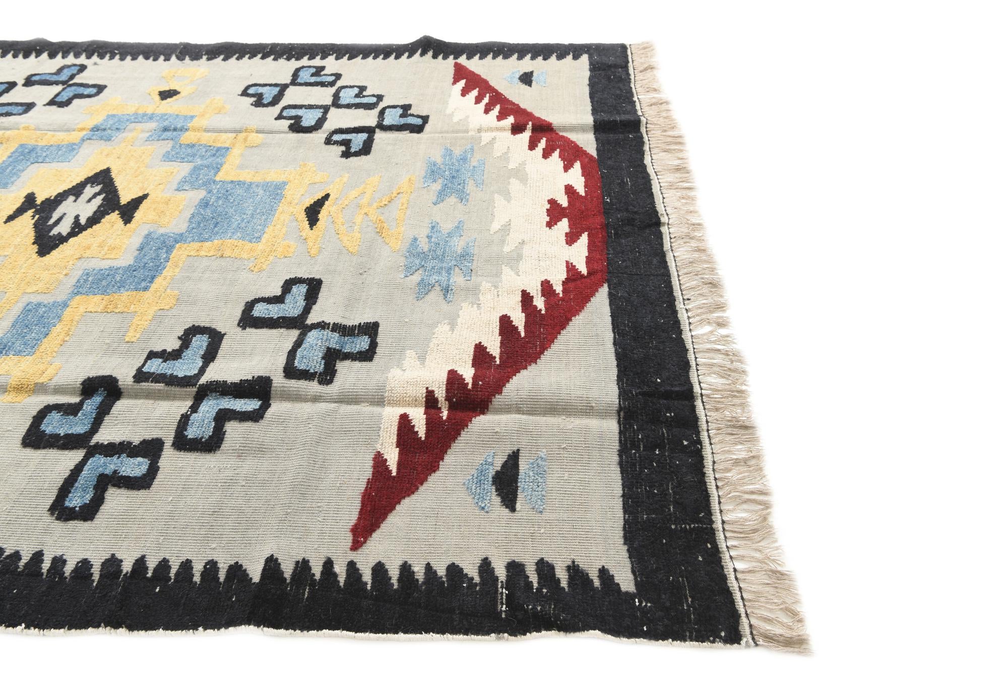 7' 7 x 10' 1 Hand Knotted Moroccan Wool Rug