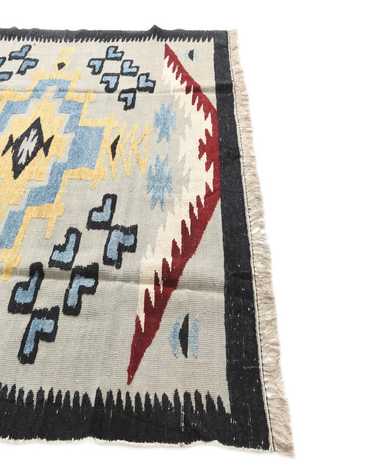 Detail image of 7' 7 x 10' 1  Hand Knotted Moroccan Wool Rug