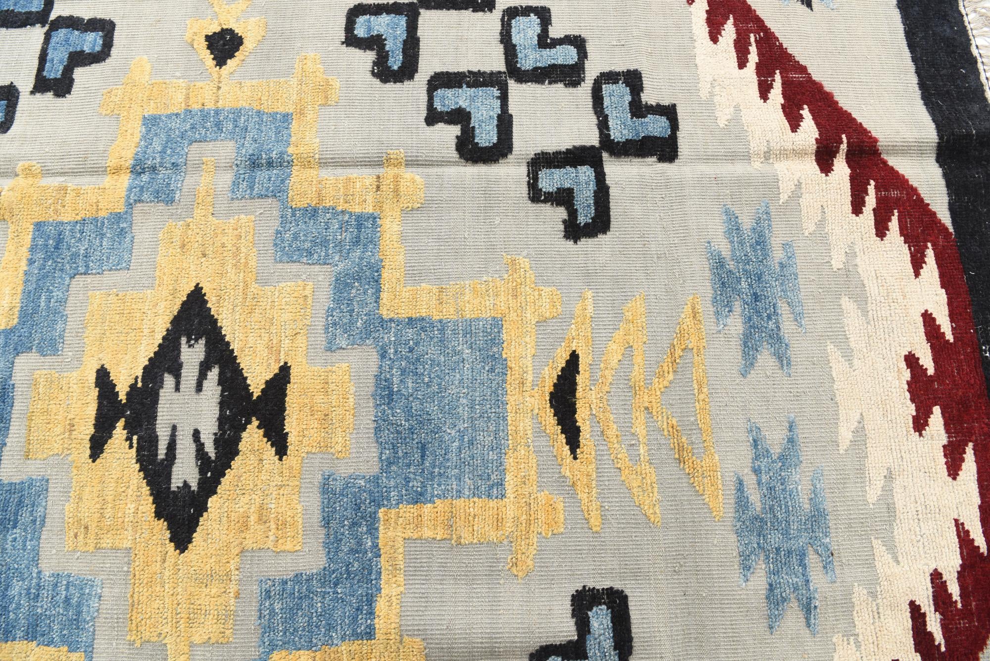 7' 7 x 10' 1 Hand Knotted Moroccan Wool Rug