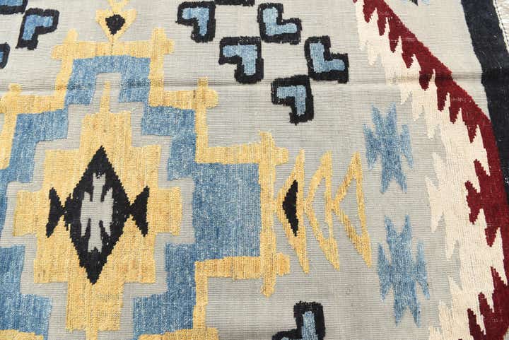 7' 7 x 10' 1 Hand Knotted Moroccan Wool Rug