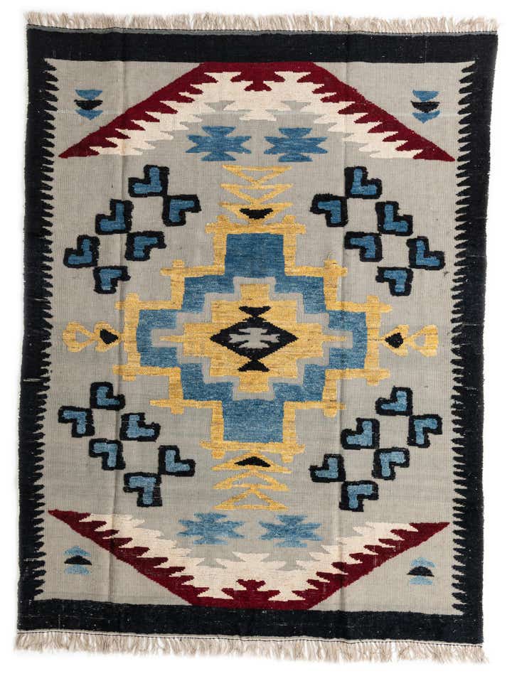 7' 7 x 10' 1 Hand Knotted Moroccan Wool Rug