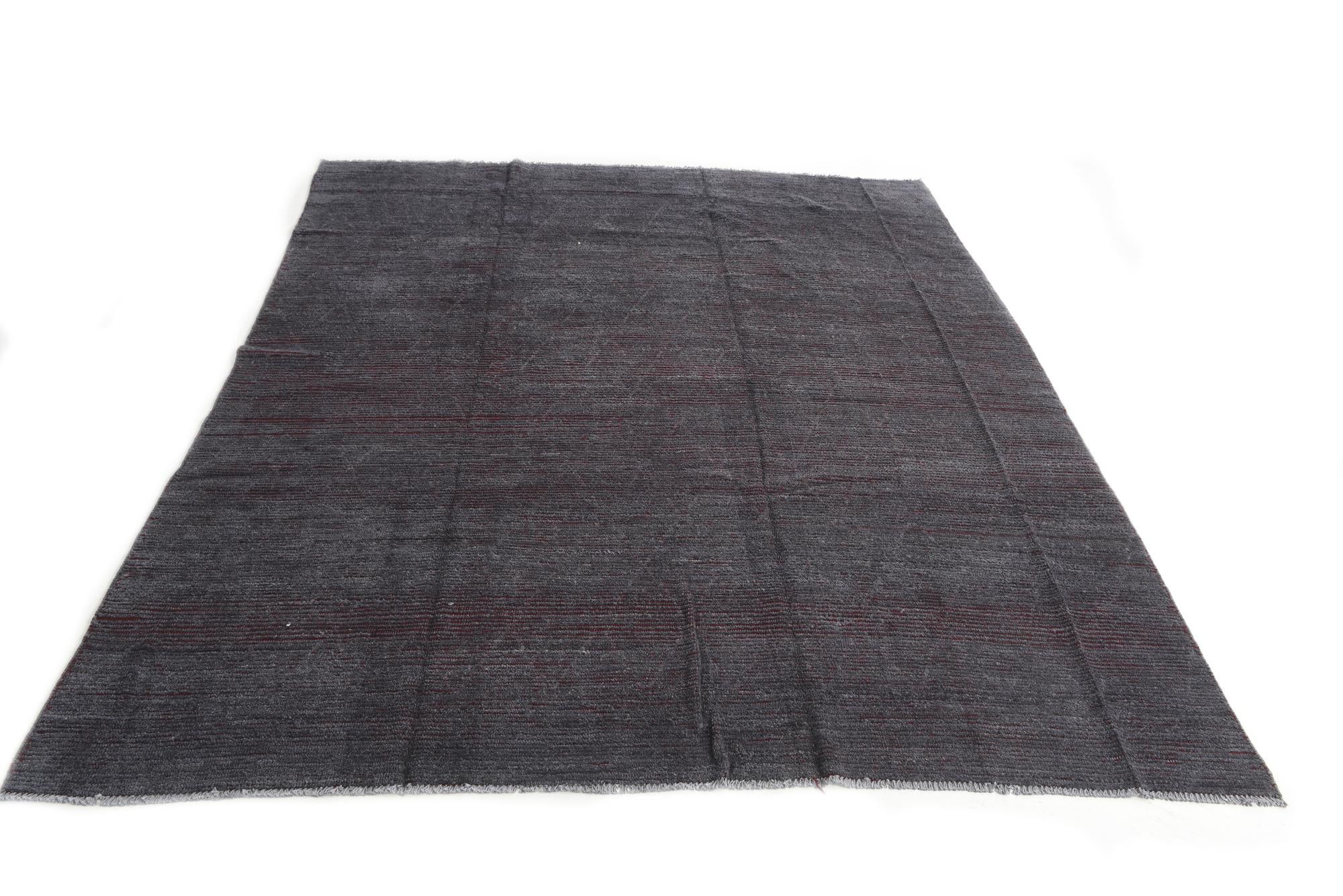 8' 2 x 10' Hand Knotted Moroccan Wool Rug