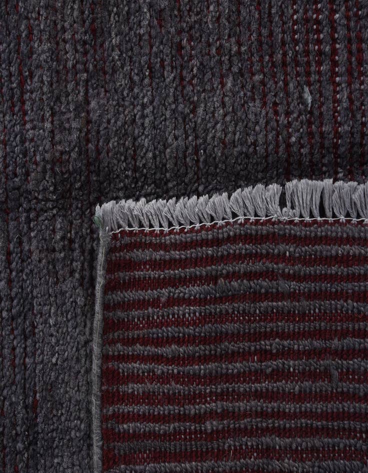 Detail image of 8' 2 x 10'  Hand Knotted Moroccan Wool Rug