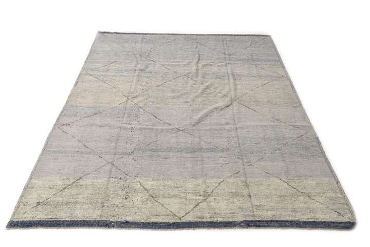 8' 3 x 10' 8 Hand Knotted Moroccan Wool Rug