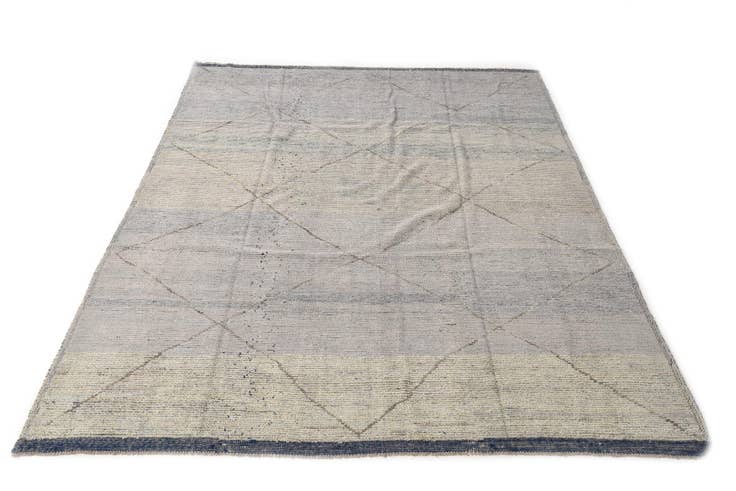 Detail image of 8' 3 x 10' 8 Hand Knotted Moroccan Wool Rug