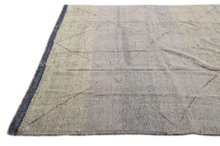 8' 3 x 10' 8 Hand Knotted Moroccan Wool Rug