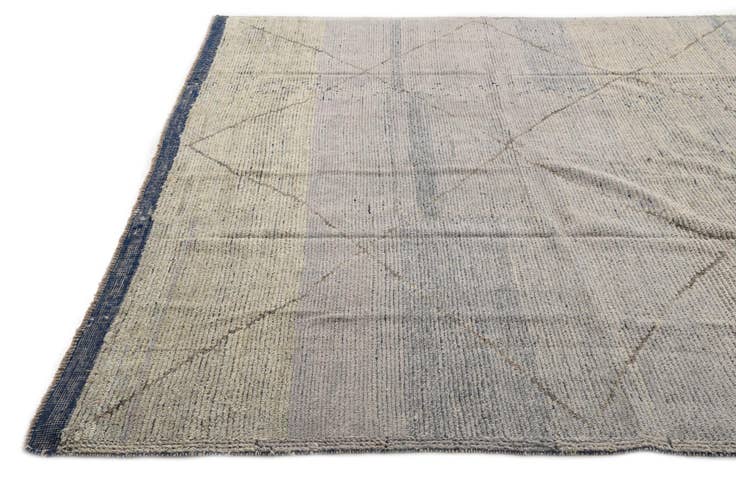 Detail image of 8' 3 x 10' 8 Hand Knotted Moroccan Wool Rug
