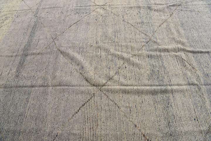 8' 3 x 10' 8 Hand Knotted Moroccan Wool Rug
