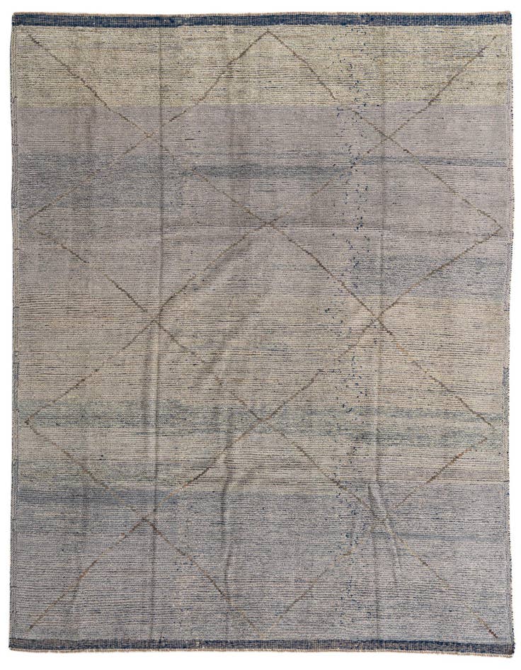 Detail image of 8' 3 x 10' 8 Hand Knotted Moroccan Wool Rug