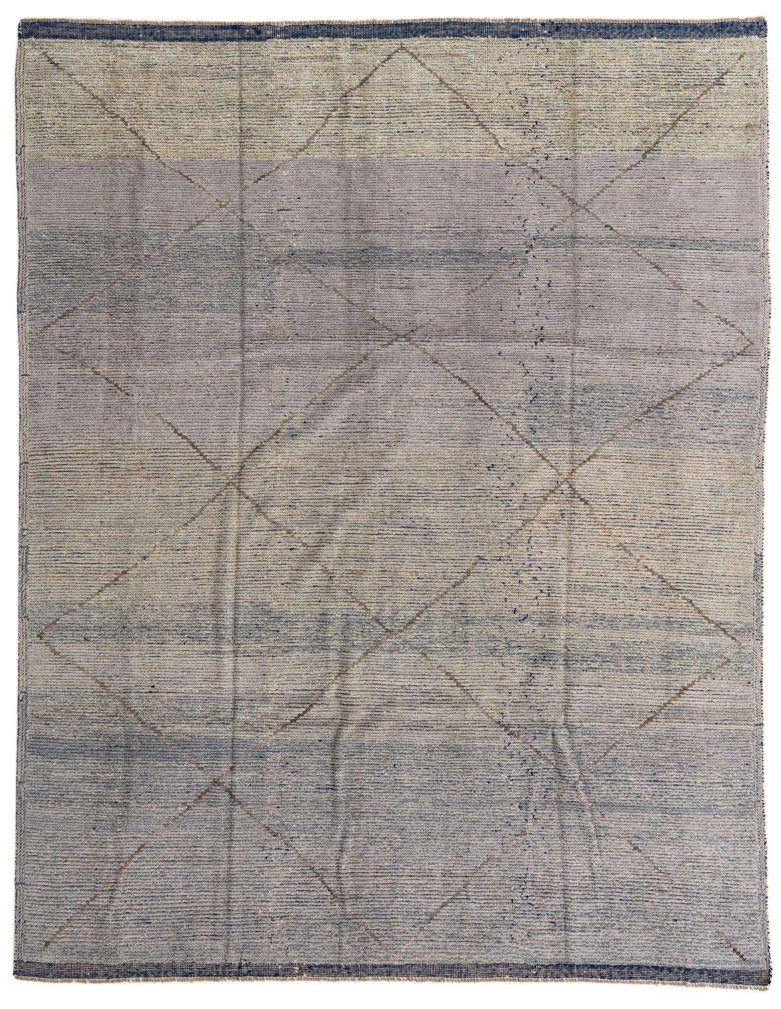 8' 3 x 10' 8 Hand Knotted Moroccan Wool Rug