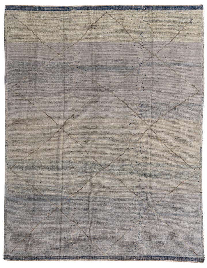 8' 3 x 10' 8 Hand Knotted Moroccan Wool Rug