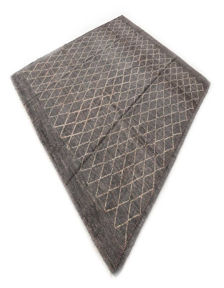 Detail image of 8' 6 x 10' 3 Hand Knotted Moroccan Wool Rug