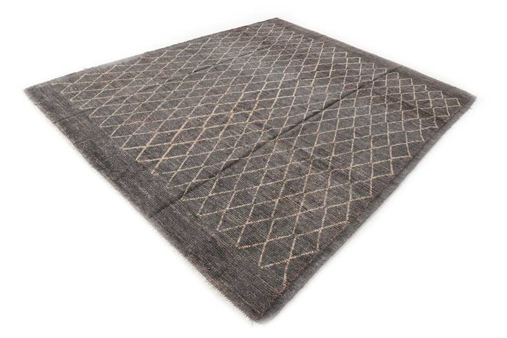 Detail image of 8' 6 x 10' 3 Hand Knotted Moroccan Wool Rug