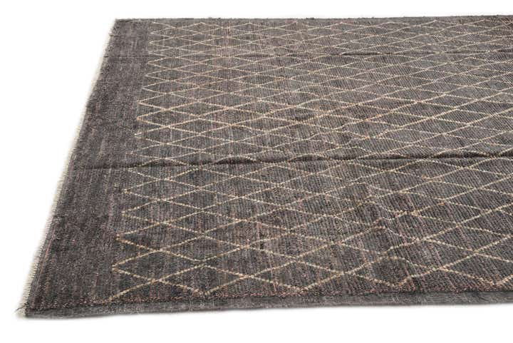8' 6 x 10' 3 Hand Knotted Moroccan Wool Rug