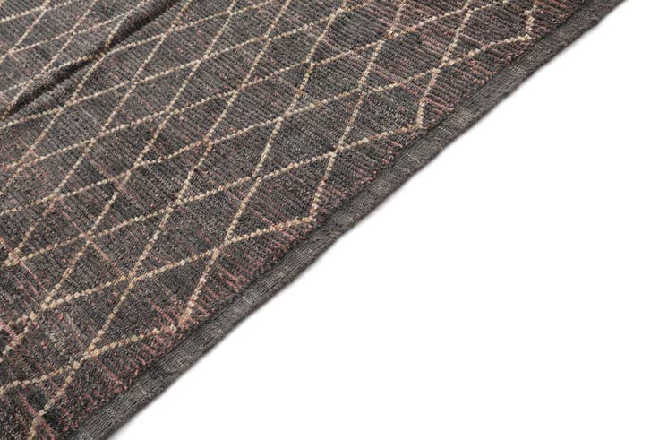 Detail image of 8' 6 x 10' 3 Hand Knotted Moroccan Wool Rug