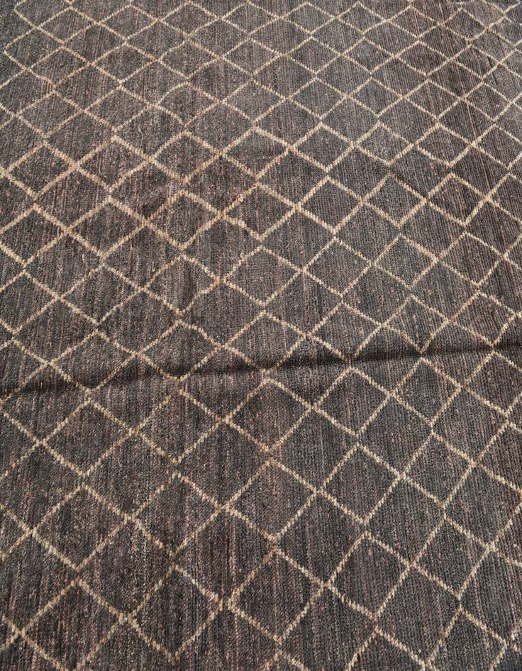 Detail image of 8' 6 x 10' 3  Hand Knotted Moroccan Wool Rug