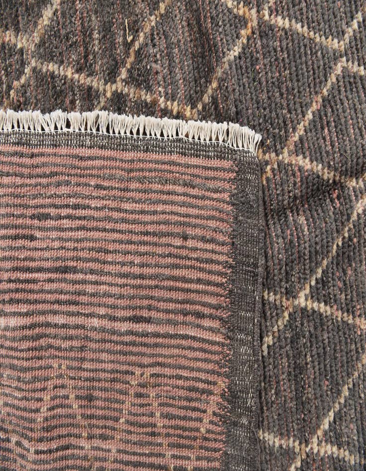 Detail image of 8' 6 x 10' 3  Hand Knotted Moroccan Wool Rug