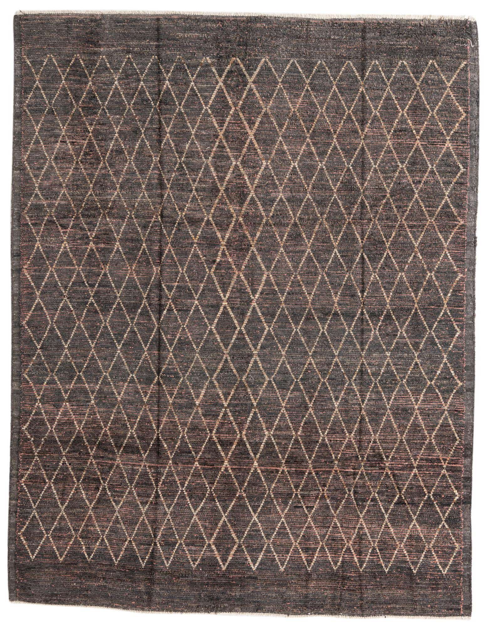 8' 6 x 10' 3 Hand Knotted Moroccan Wool Rug