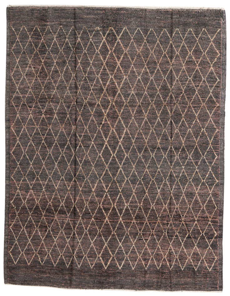 Detail image of 8' 6 x 10' 3 Hand Knotted Moroccan Wool Rug
