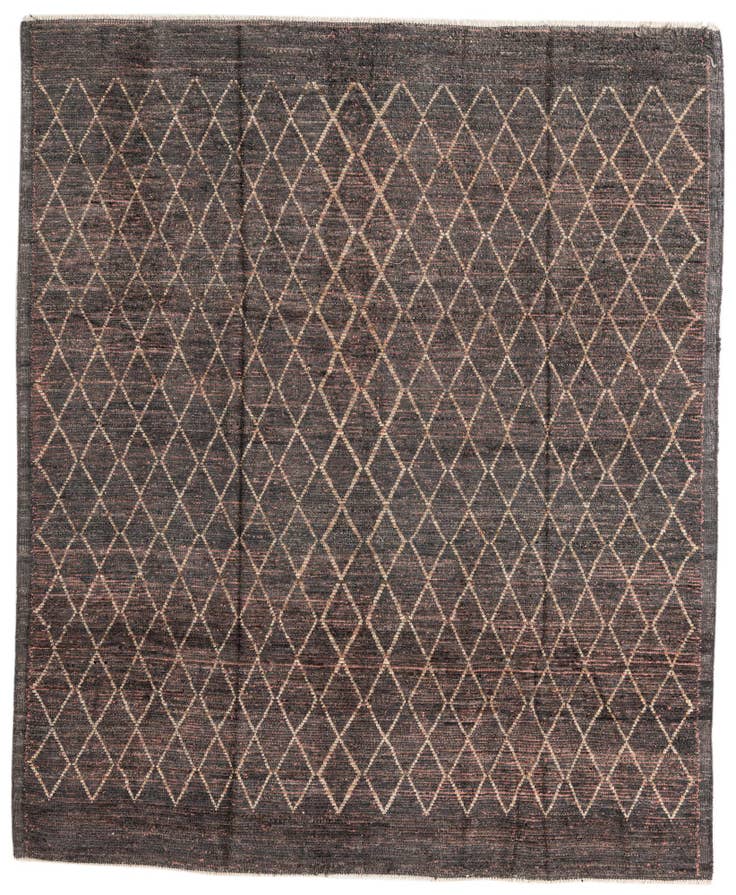 Detail image of 8' 6 x 10' 3 Hand Knotted Moroccan Wool Rug