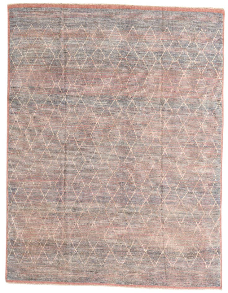 Detail image of 8' 2 x 10' 4 Hand Knotted Moroccan Wool Rug