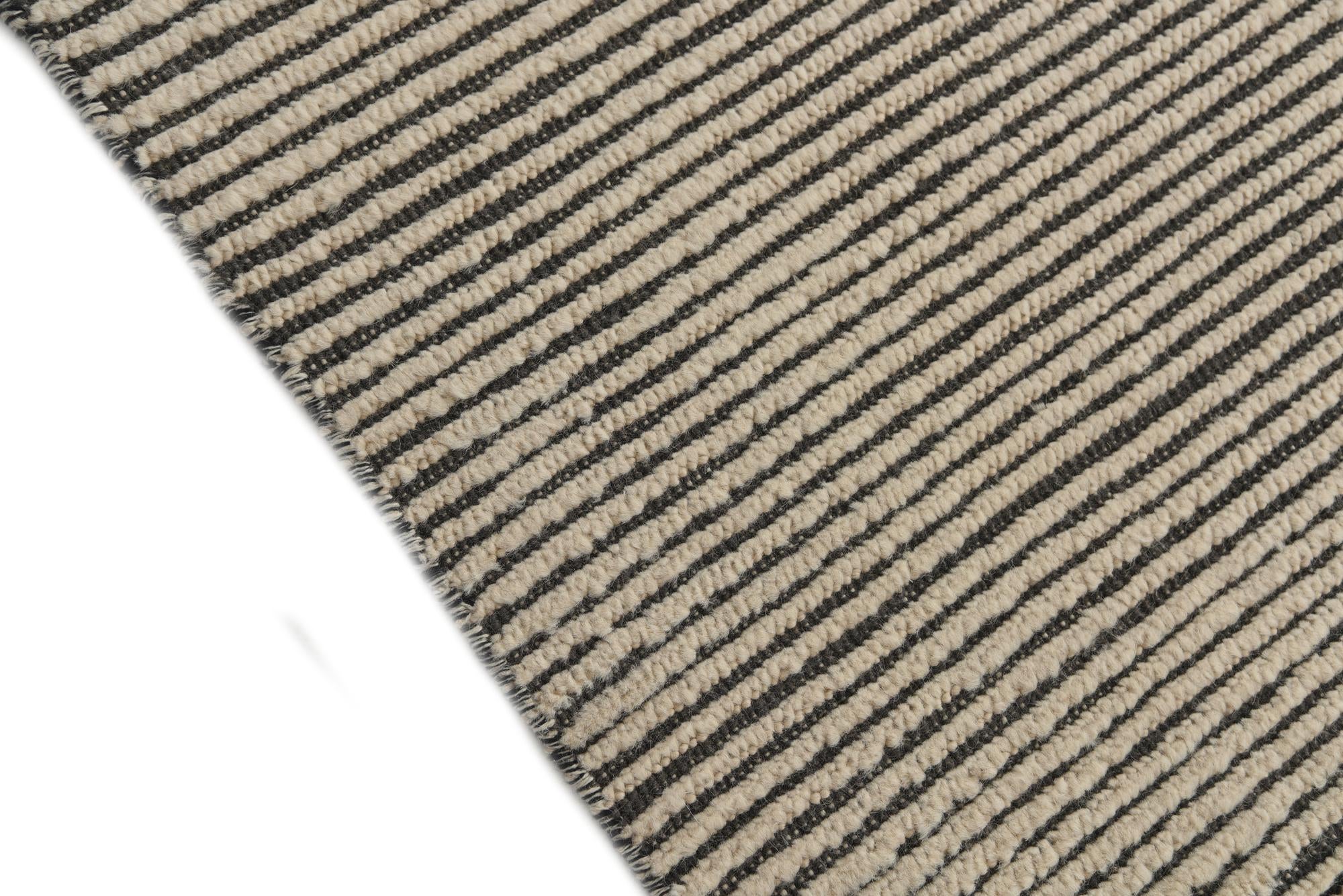 6' 3 x 9' 3 Hand Knotted Moroccan Wool Rug
