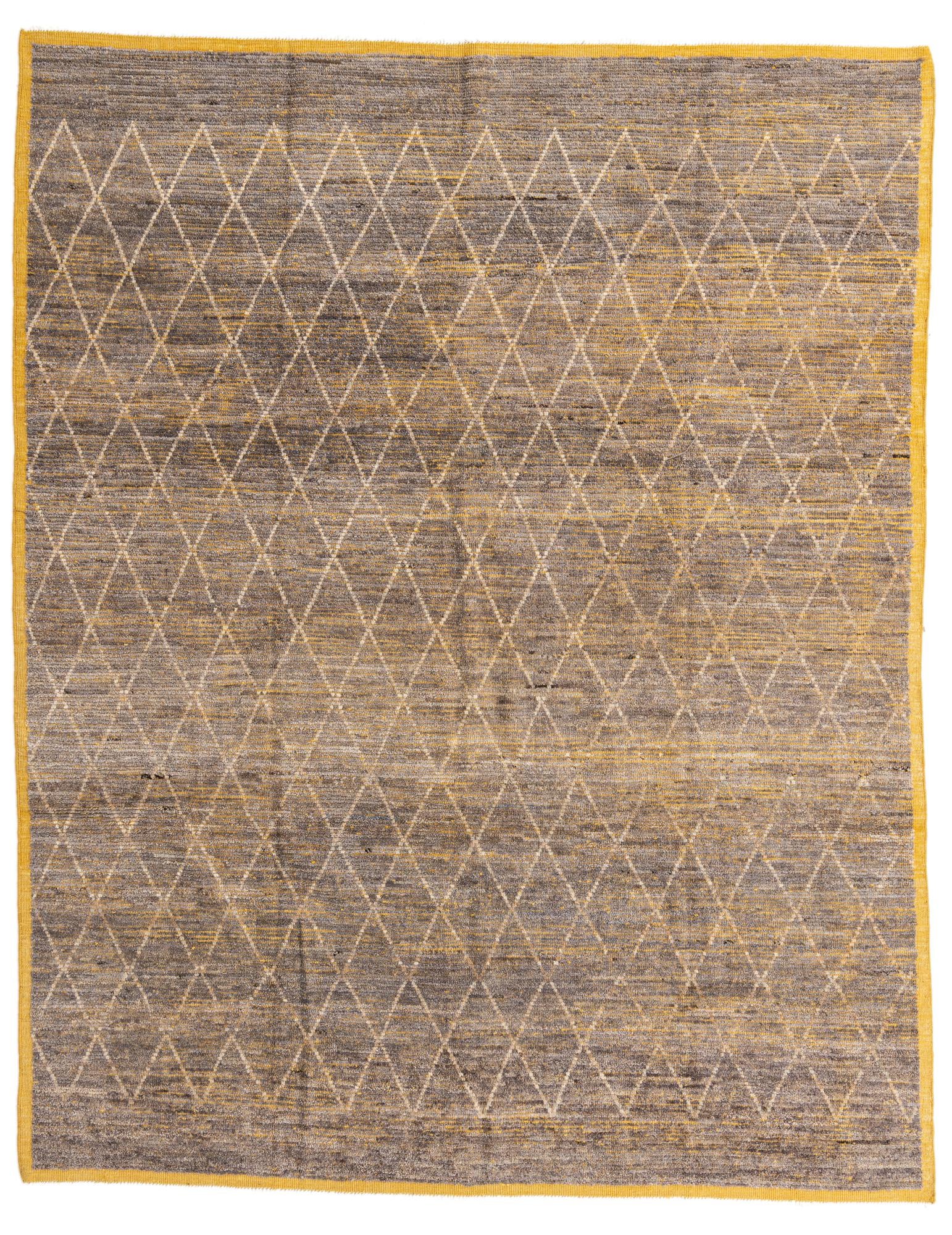 8' 4 x 10' 7 Hand Knotted Moroccan Wool Rug