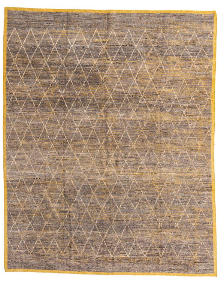 Detail image of 8' 4 x 10' 7 Hand Knotted Moroccan Wool Rug