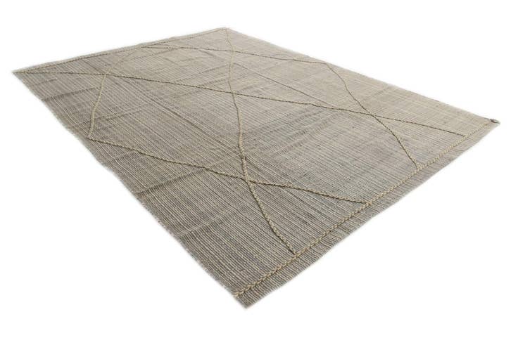 Detail image of 9' 1 x 12' 4 Hand Knotted Moroccan Wool Rug