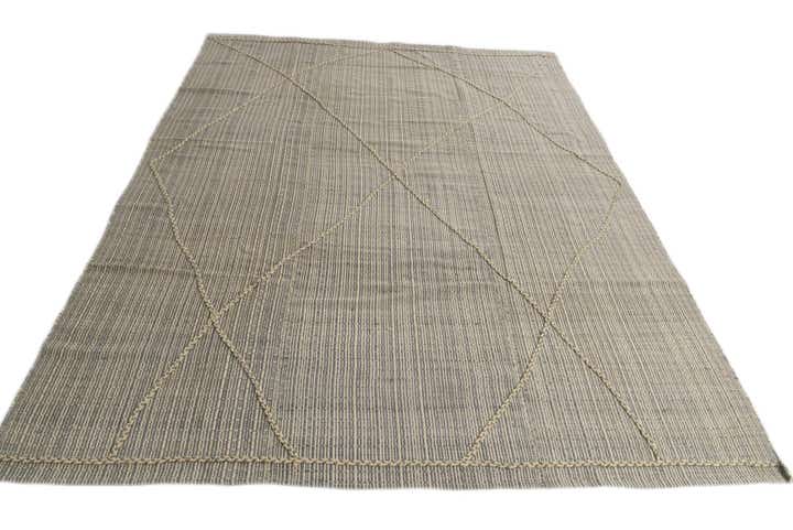 9' 1 x 12' 4 Hand Knotted Moroccan Wool Rug