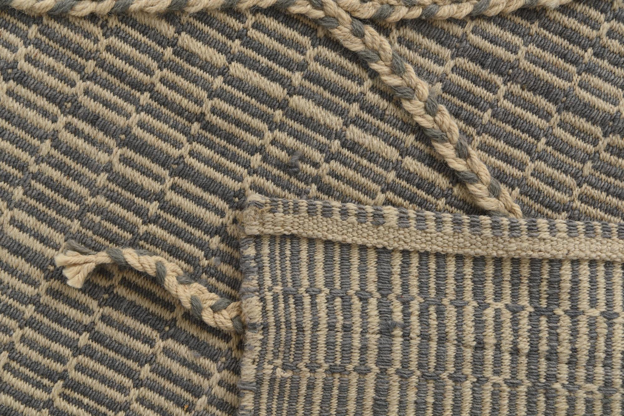 9' 1 x 12' 4 Hand Knotted Moroccan Wool Rug