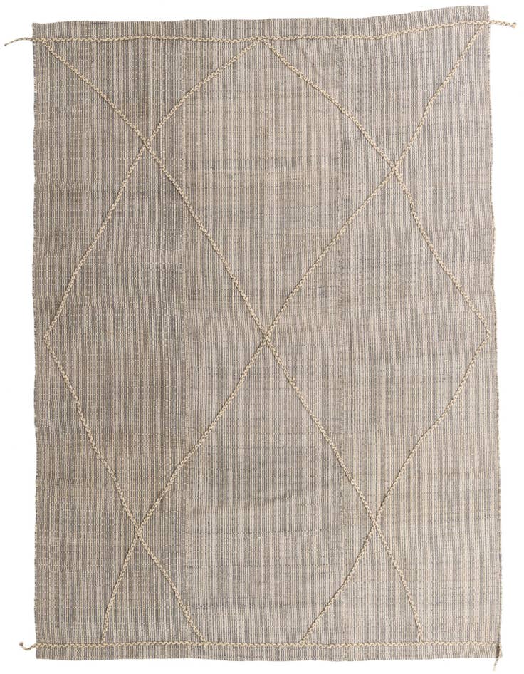 Detail image of 9' 1 x 12' 4 Hand Knotted Moroccan Wool Rug
