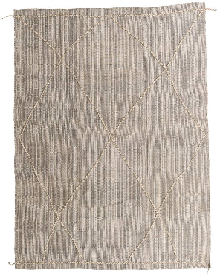 Detail image of 9' 1 x 12' 4 Hand Knotted Moroccan Wool Rug