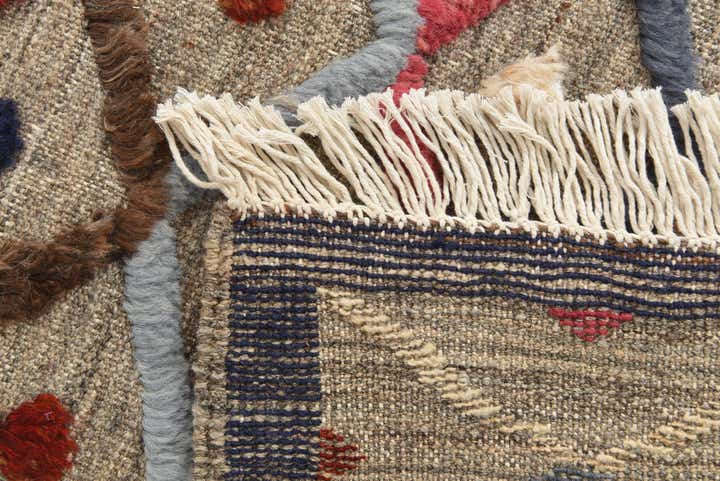 5' 8 x 7' 10 Hand Knotted Moroccan Wool Rug