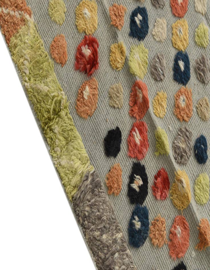 Detail image of 8' x 10' 6  Hand Knotted Moroccan Wool Rug