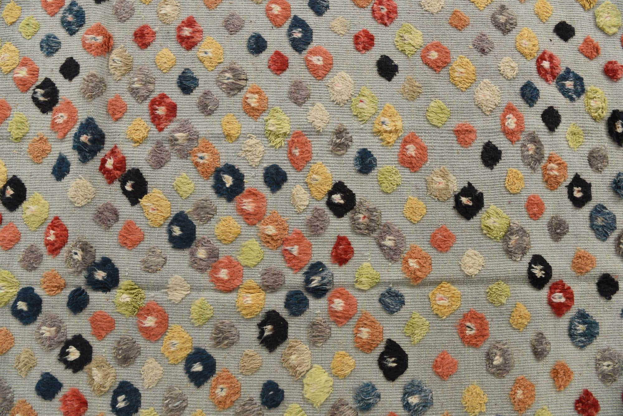 8' x 10' 6 Hand Knotted Moroccan Wool Rug