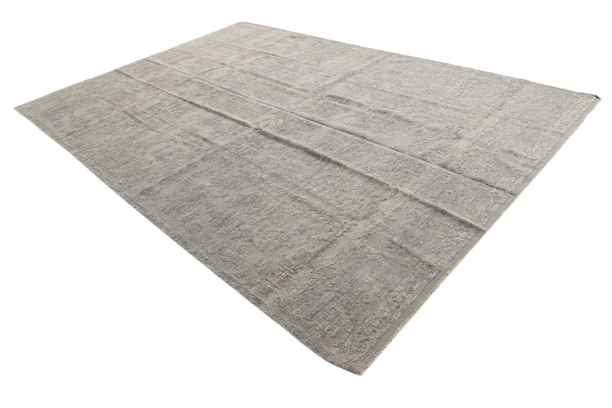 8' 7 x 12' 6 Hand Knotted Moroccan Wool Rug
