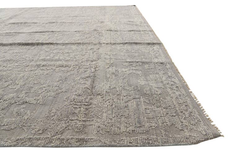 Detail image of 8' 7 x 12' 6 Hand Knotted Moroccan Wool Rug