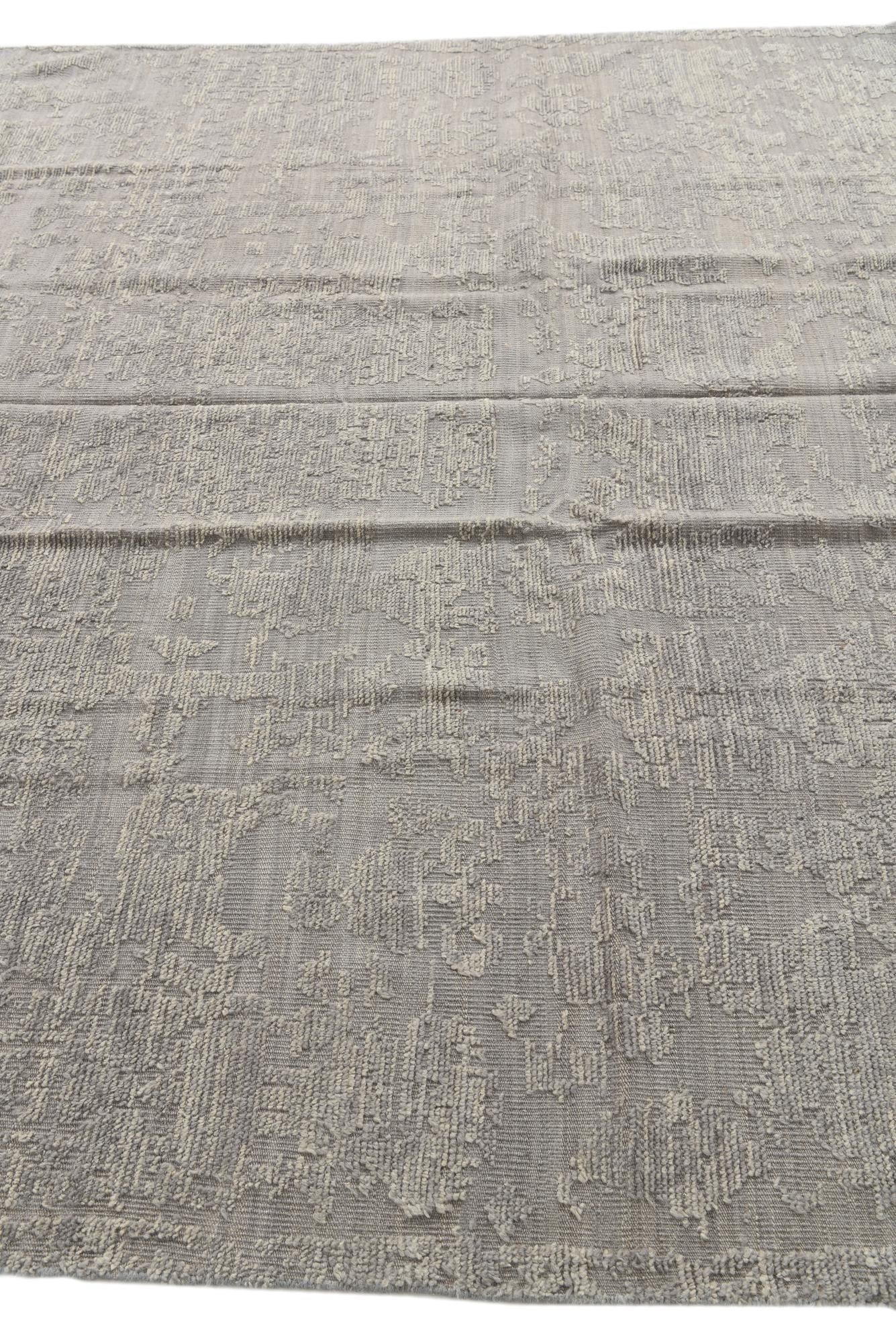 8' 7 x 12' 6 Hand Knotted Moroccan Wool Rug