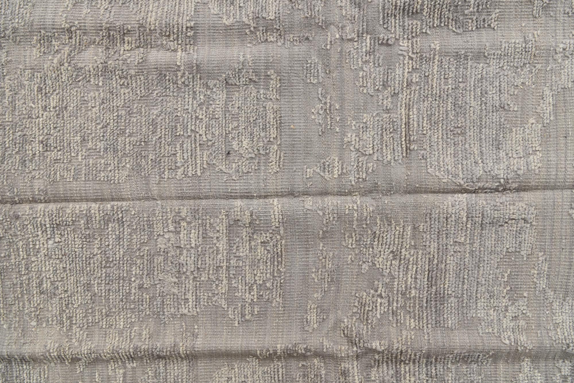 8' 7 x 12' 6 Hand Knotted Moroccan Wool Rug