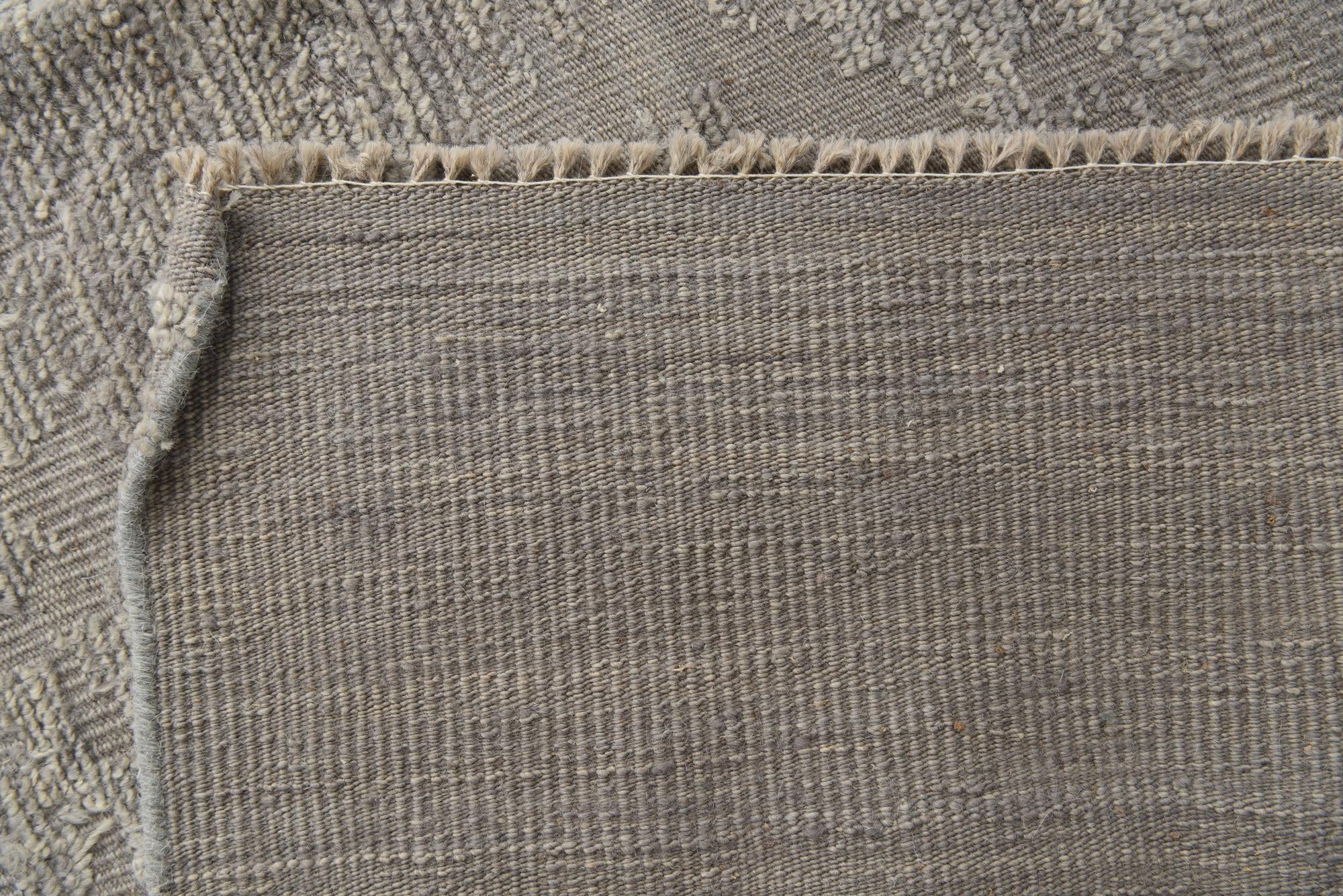 8' 7 x 12' 6 Hand Knotted Moroccan Wool Rug