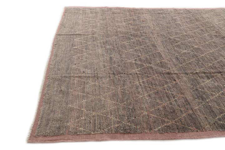 8' 6 x 10' 4 Hand Knotted Moroccan Wool Rug