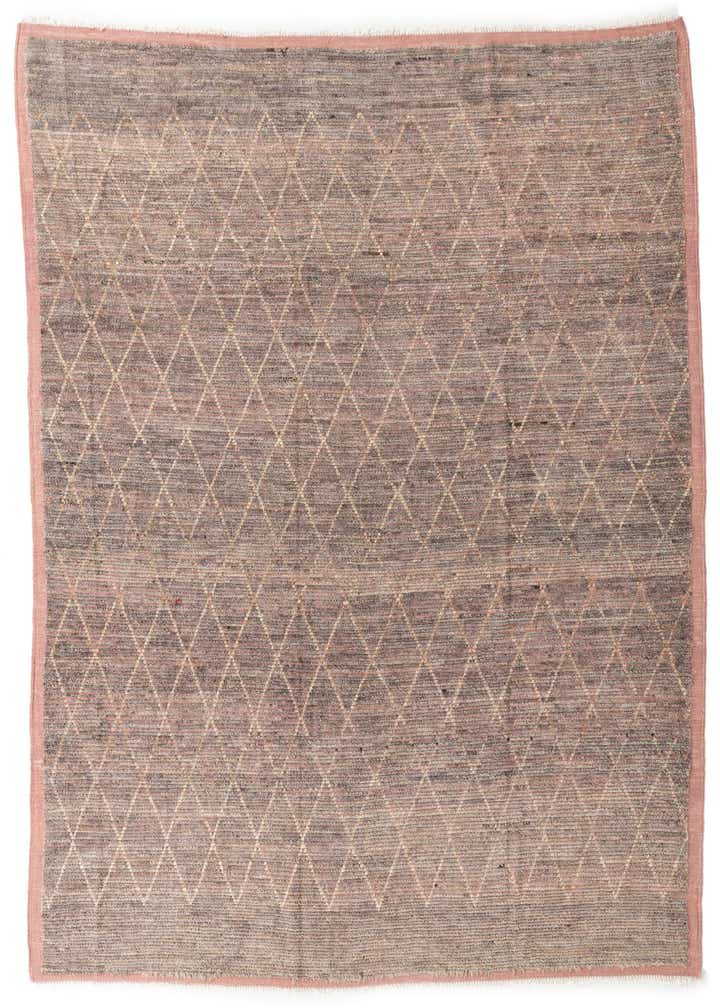 8' 6 x 10' 4 Hand Knotted Moroccan Wool Rug