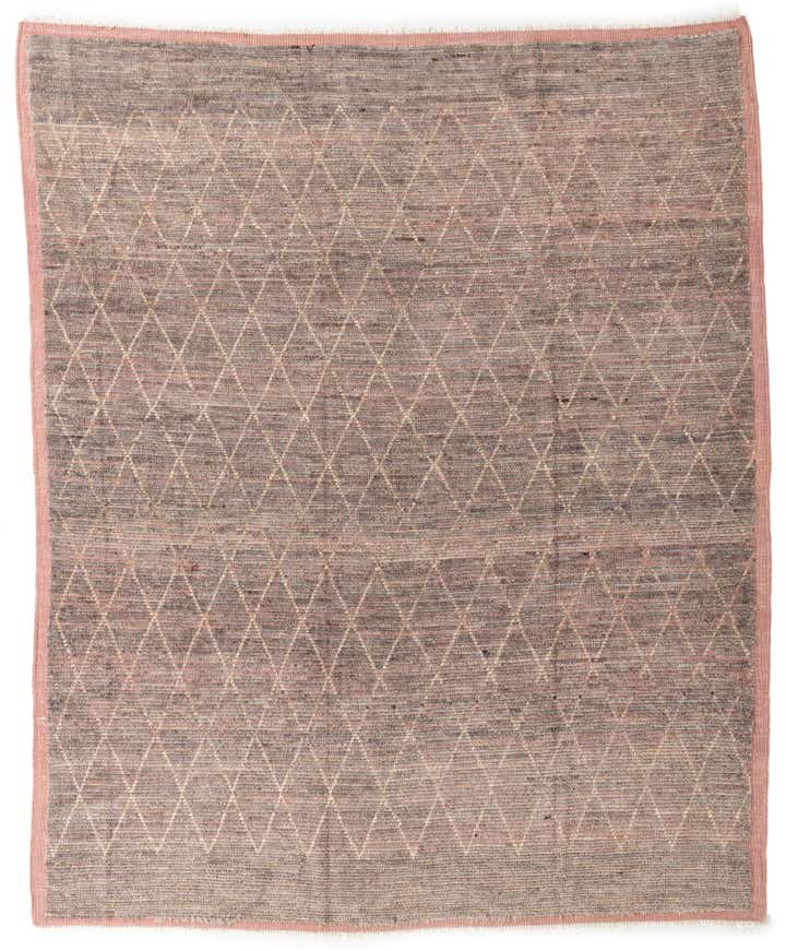 8' 6 x 10' 4 Hand Knotted Moroccan Wool Rug