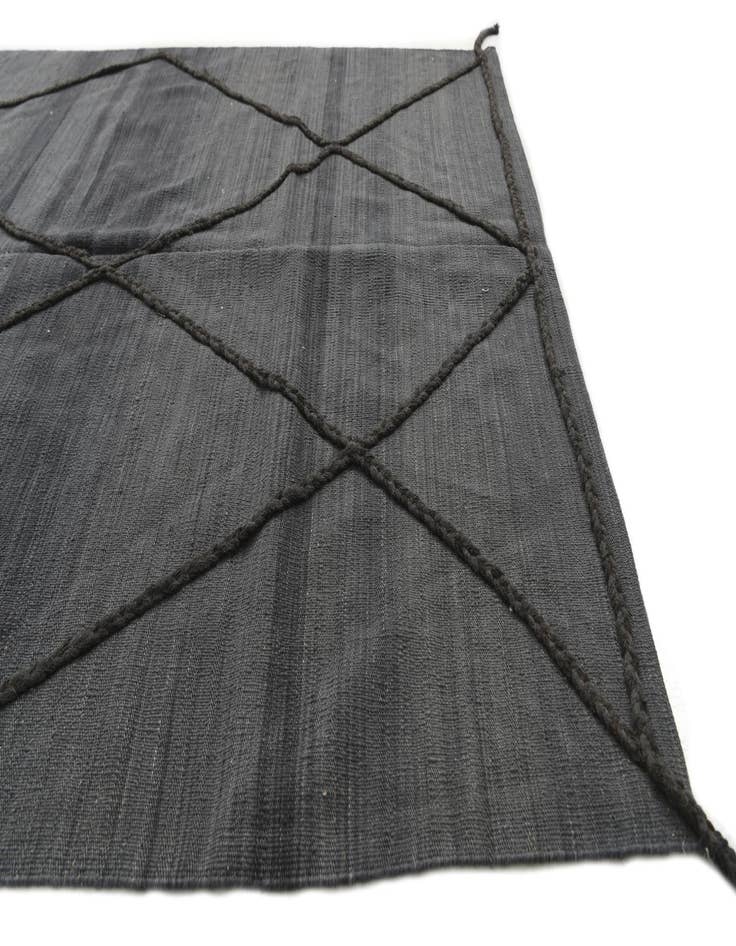Detail image of 4' 9 x 6' 6 Hand Knotted Moroccan Wool Rug