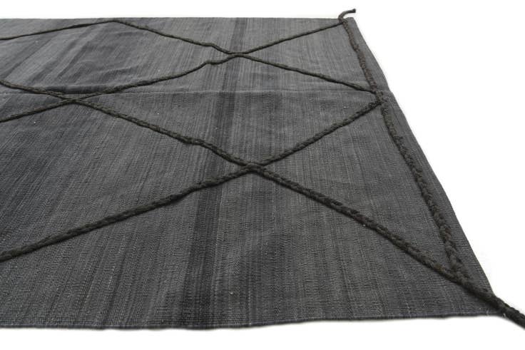 Detail image of 4' 9 x 6' 6 Hand Knotted Moroccan Wool Rug
